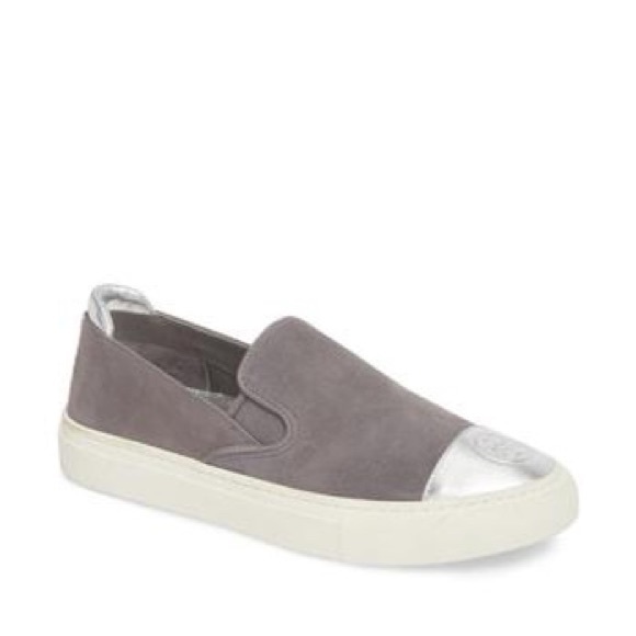 tory burch color block slip on sneaker